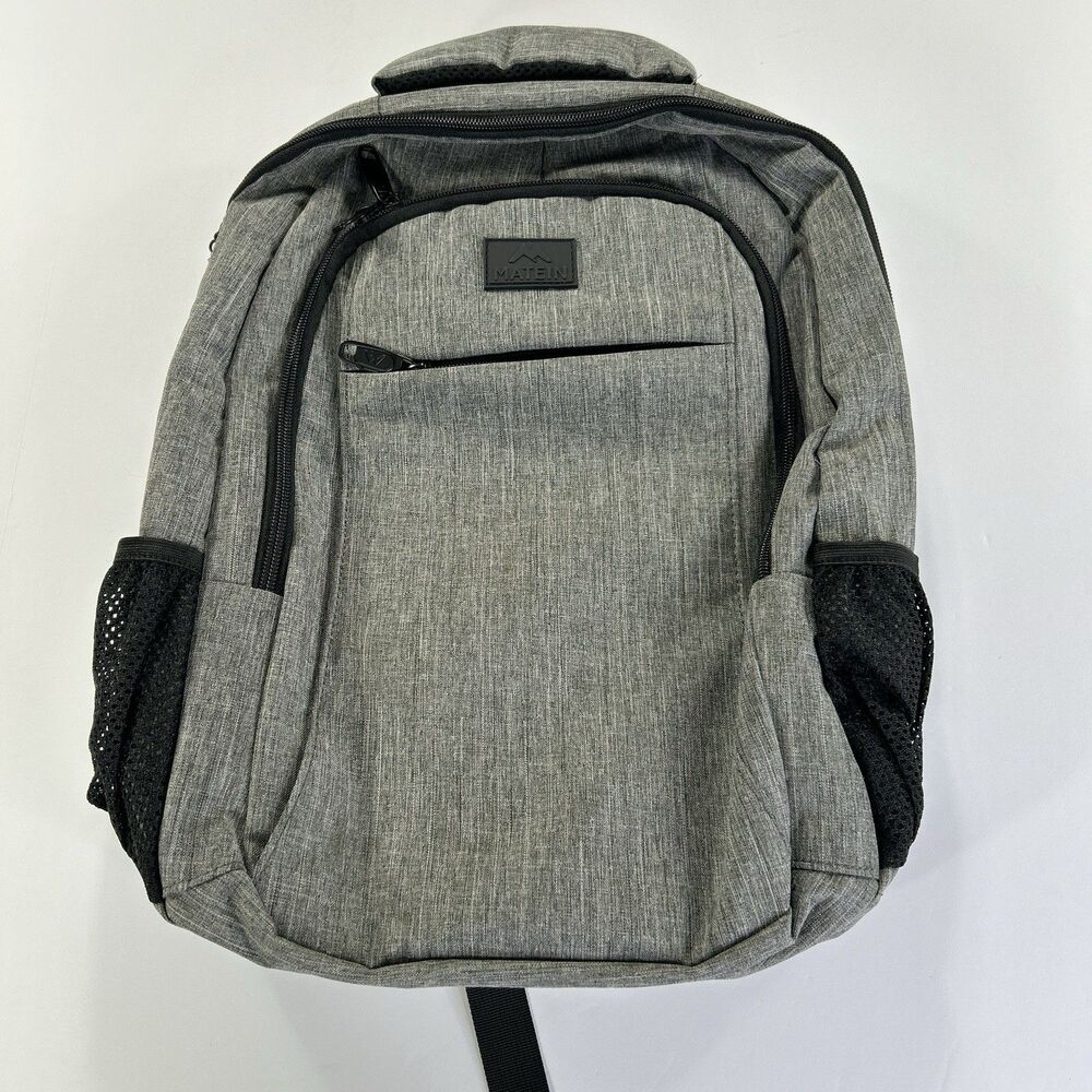 MATEIN Travel Laptop Backpack, 15.6 Inch College Inch, Austere Grey